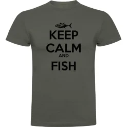 Keep Calm And Fish Short Sleeve T-Shirt