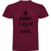 Keep Calm And Sail Short Sleeve T-Shirt