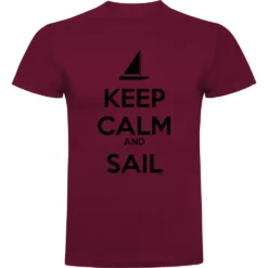 Keep Calm And Sail Short Sleeve T-Shirt