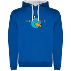 No Fishing No Life Two-Colour Hoodie