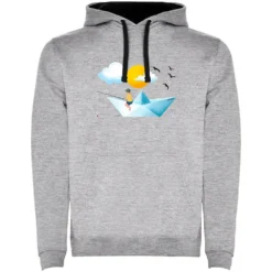 Paper Boat Two-Colour Hoodie