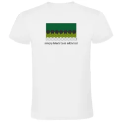 Simply Black Bass Addicted Short Sleeve T-Shirt