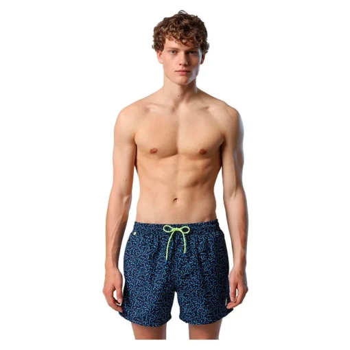 North Sails Volley All Over Sharks Swimming Shorts -Salti Clothing Shop north sails volley all over sharks swimming shorts