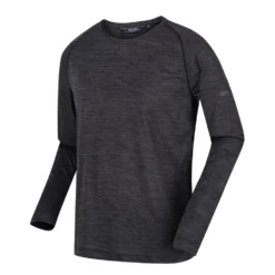 Regatta Burlow Marl Long Sleeve Base Layer -Salti Clothing Shop regatta burlow marl long sleeve base layer 3